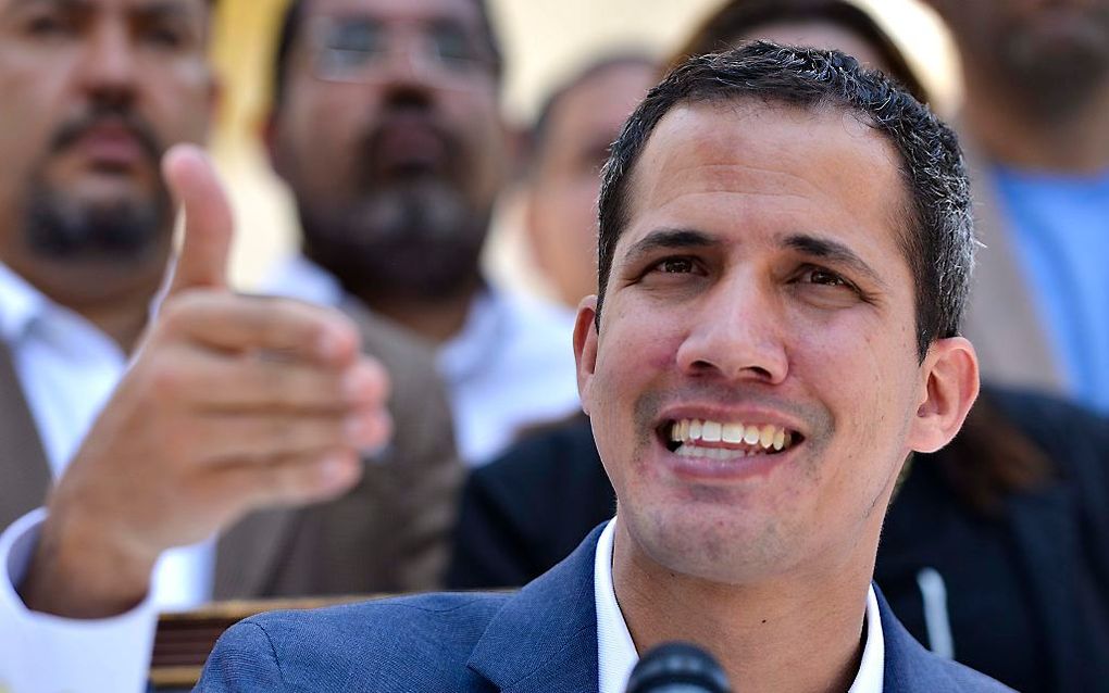 Guaidó. beeld AFP