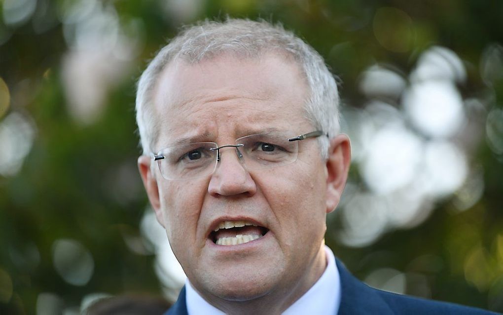 Scott Morrison. beeld EPA