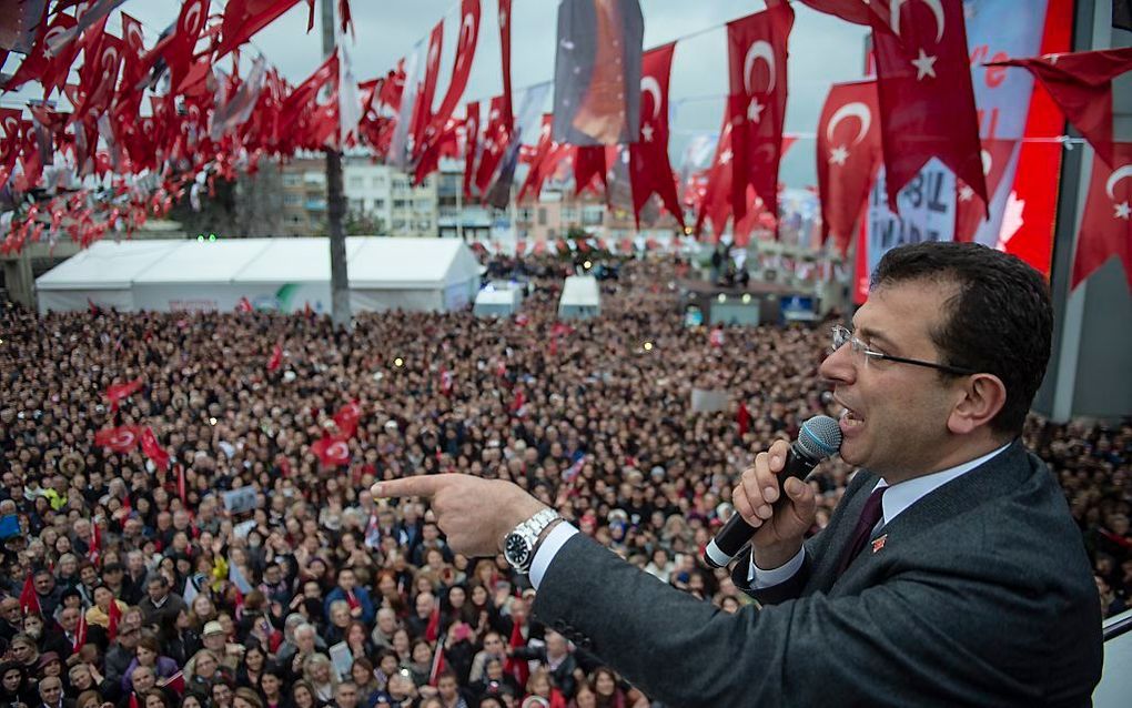 Ekrem Imamoglu. beeld AFP