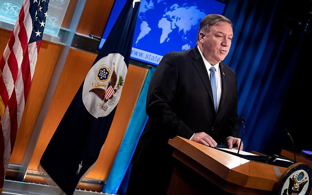 Pompeo. beeld AFP