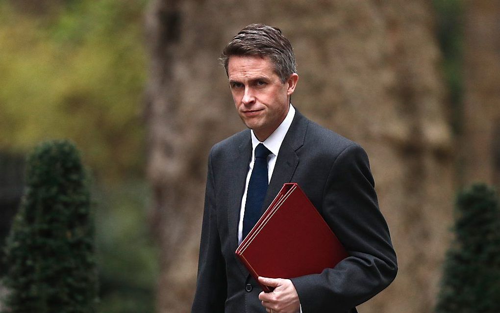 Gavin Williamson. beeld AFP