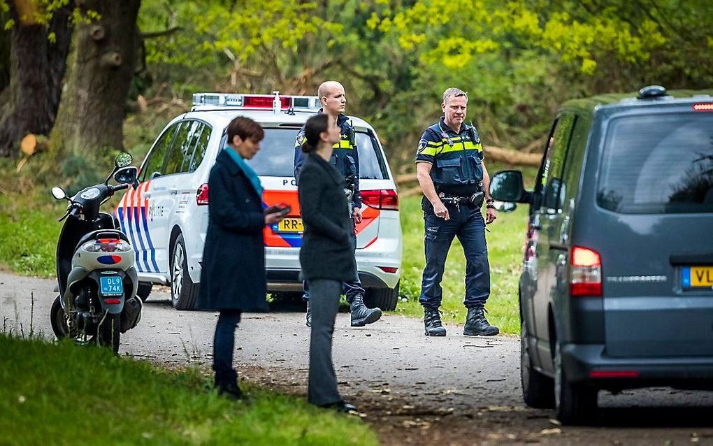 Politie doet onderzoek op de Brunssummerheide. beeld ANP