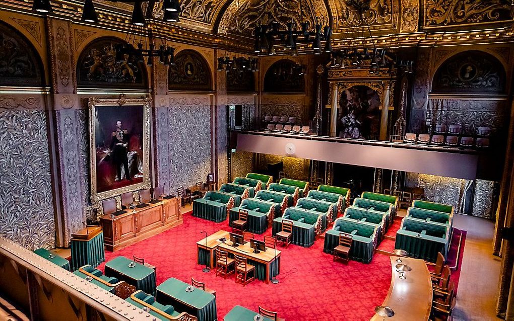 Minister Ollongren publiceerde deze week een wetsvoorstel waardoor kleine partijen na verkiezingen mogelijk geen zetel in de Eerste Kamer (foto) krijgen. beeld ANP, Bart Maat