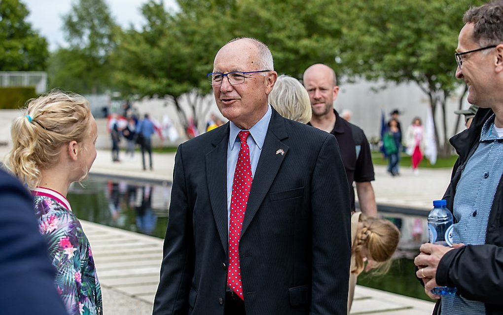 De Amerikaanse ambassadeur Hoekstra. beeld ANP