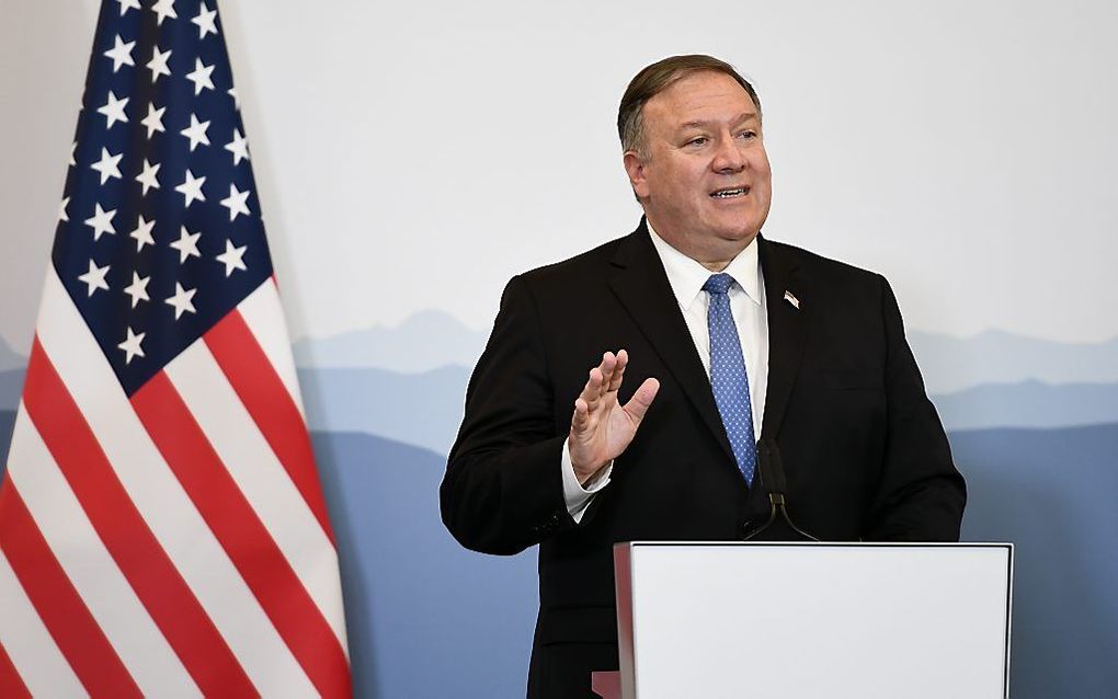 Pompeo. beeld AFP