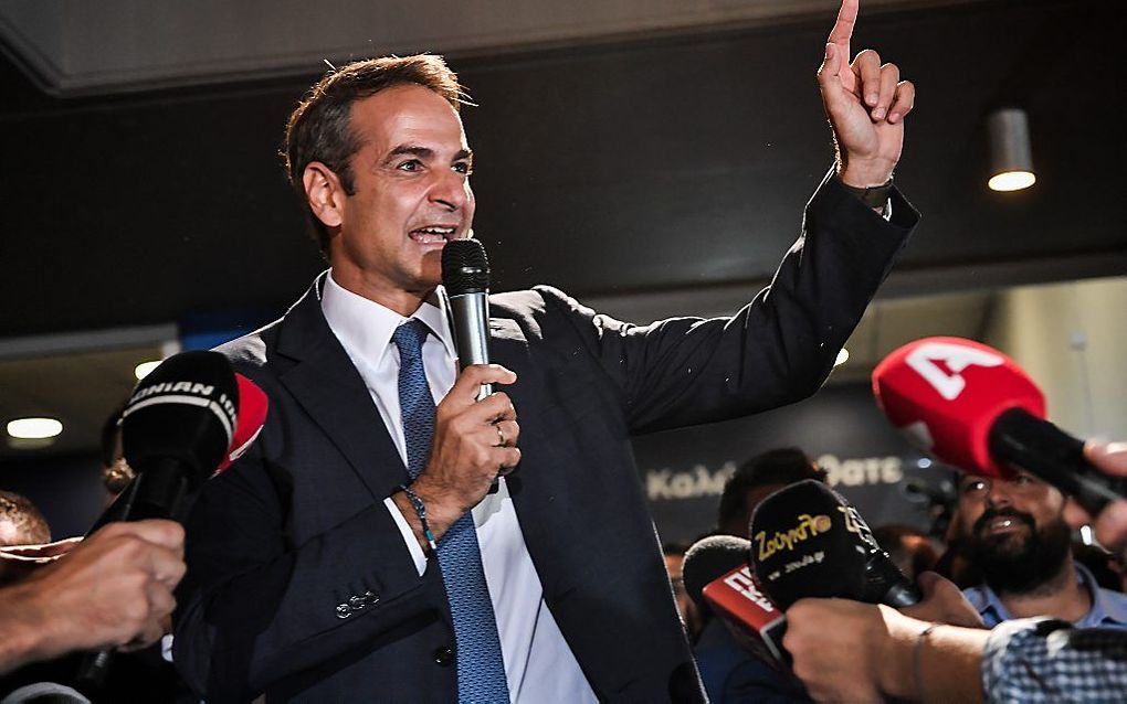 Kyriakos Mitsotakis. beeld AFP