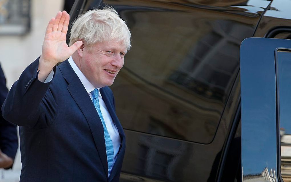 De Britse premier Boris Johnson. beeld AFP