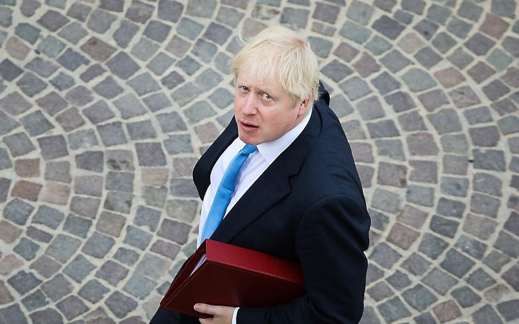 De Britse premier Boris Johnson. beeld AFP