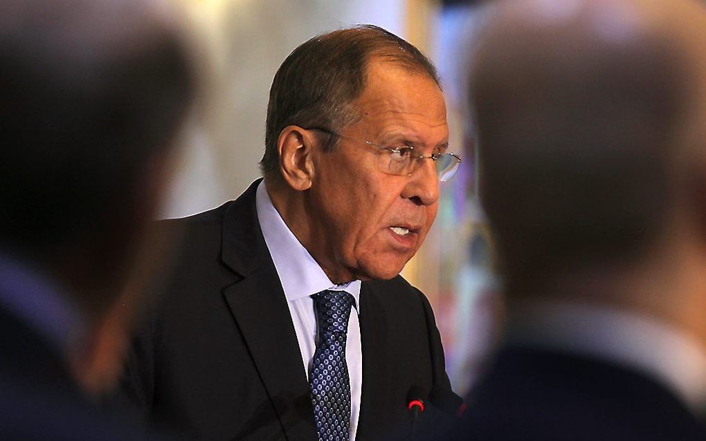 Lavrov. beeld AFP