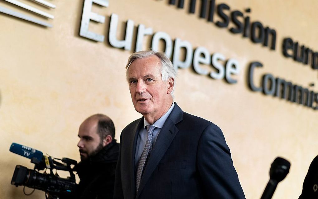 Michel Barnier. beeld AFP