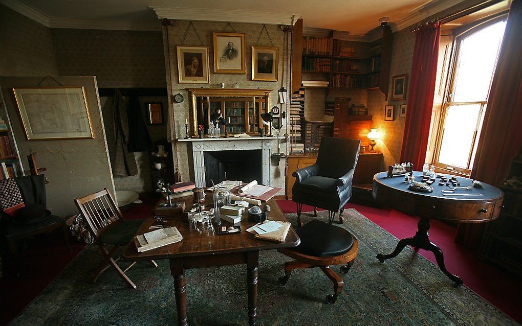 Foto: Studeerkamer van Charles Darwin.  beeld AFP, Carl de Souza