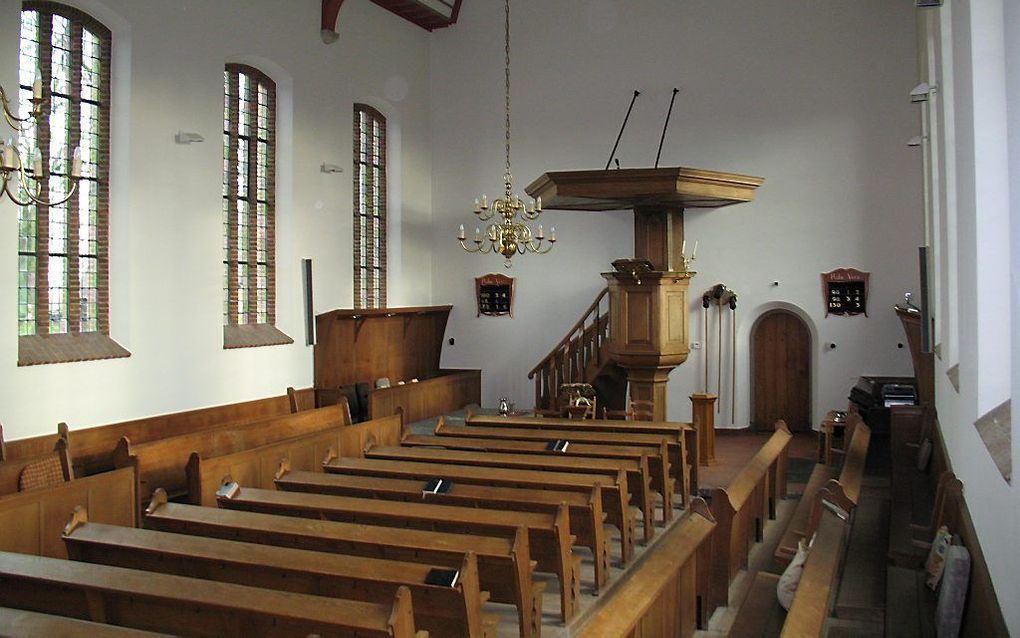 Interieur van de hervormde kerk in Meeuwen. beeld RD