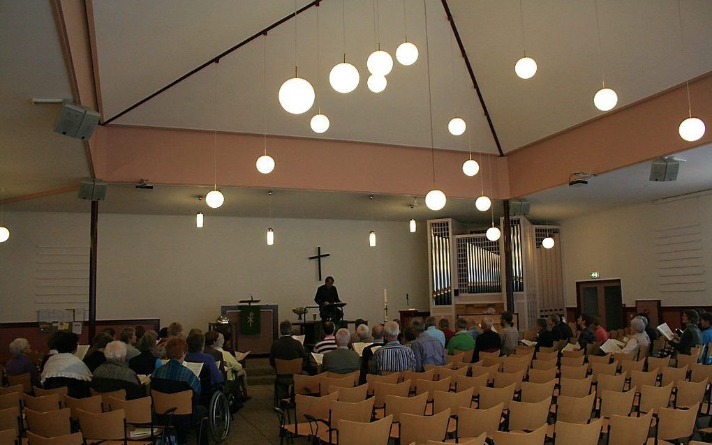 Interieur Immanuëlkerk Barneveld. beeld Reliwiki