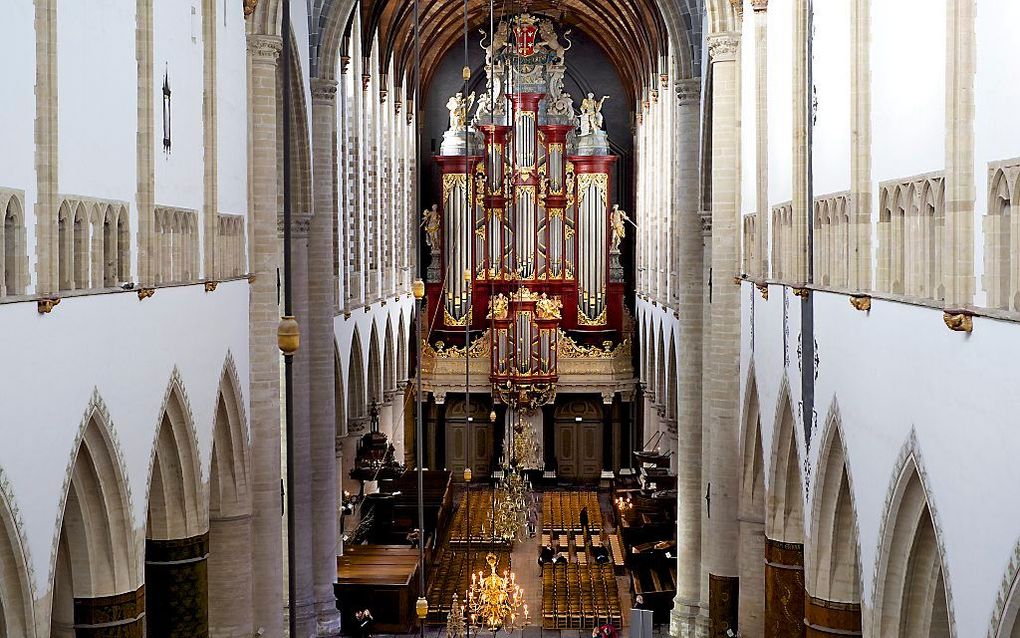 De Haarlemse Bavokerk.                   beeld Sjaak Verboom