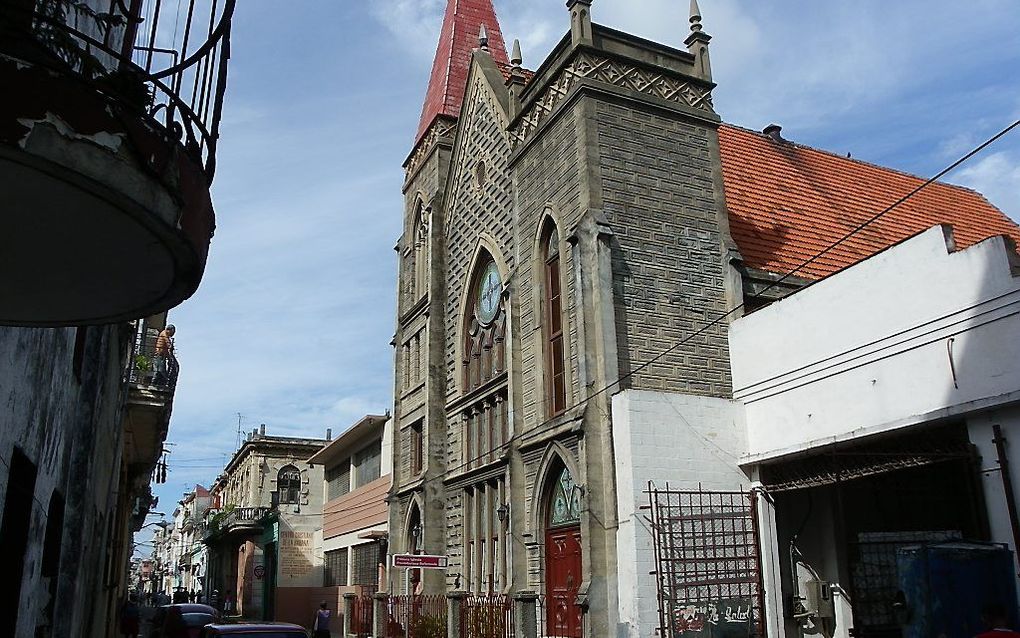 Presbyteriaanse kerk (Iglesia Presbiteriana de Cuba) in Havana. beeld Gerrit Roos