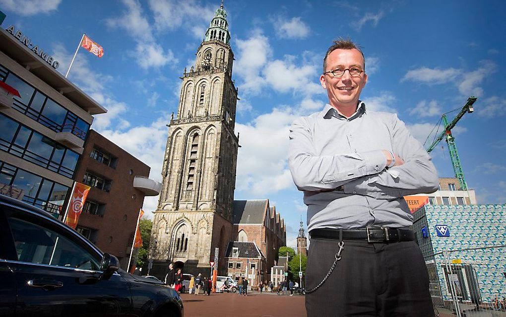 Jan Haak, beheerder van de Martinikerk in Groningen. beeld RD, Henk Visscher