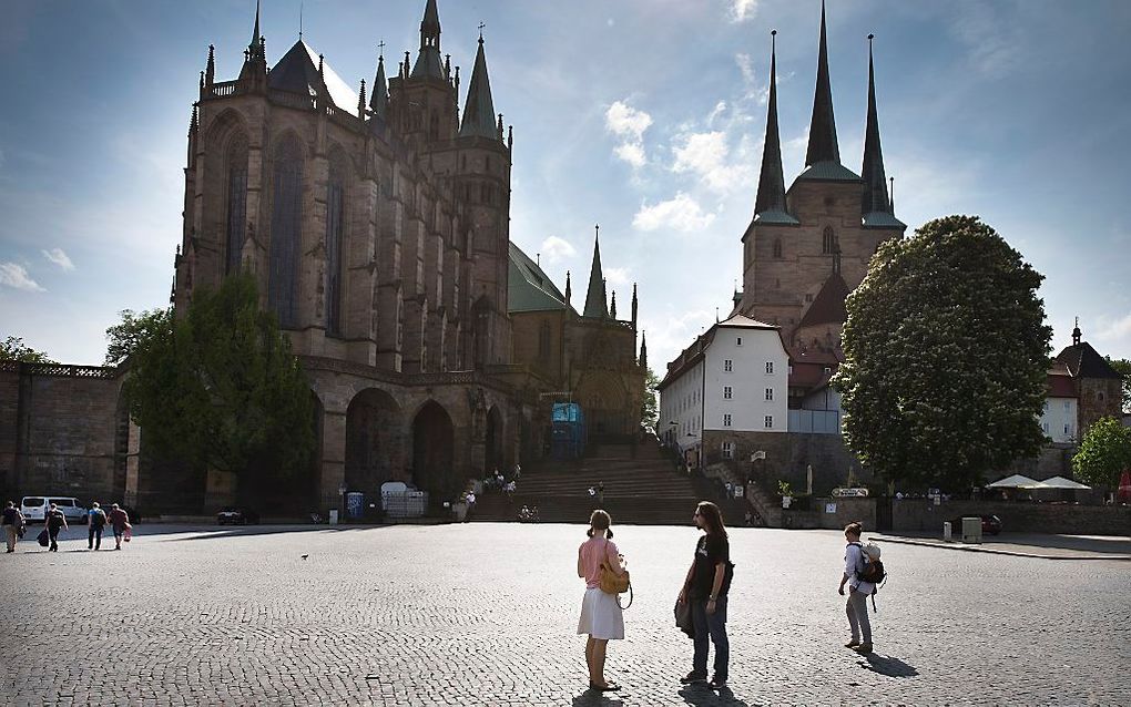 Dom in Erfurt. Beeld EMG Tekstproducties, Henk Visscher