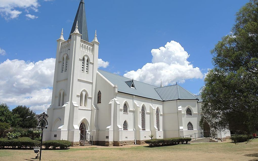 De Nederduits Gereformeerde Kerk in Potchefstroom. De NG-kerk steunde de Apartheidspolitiek. beeld RD