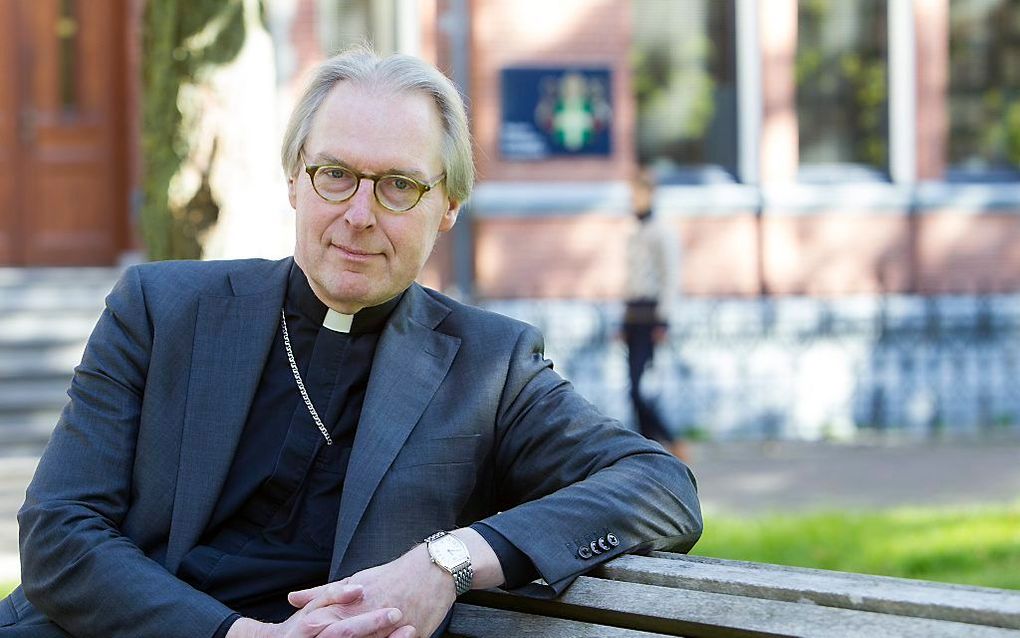 De Nederlandse bisschoppen veroordelen in een verklaring het seksueel misbruik binnen de Rooms-Katholieke Kerk. Op de foto: mgr. dr. Gerard de Korte, bisschop van 's-Hertogenbosch. beeld RD, Anton Dommerholt