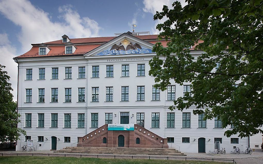 Het weeshuis, gezicht van de Franckesche Stiftungen in het Duitse Halle. beeld RD, Henk Visscher