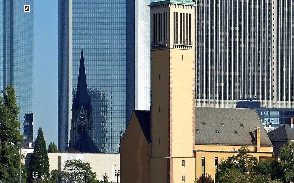 De Mattheüskerk in Frankfurt. beeld Wikimedia