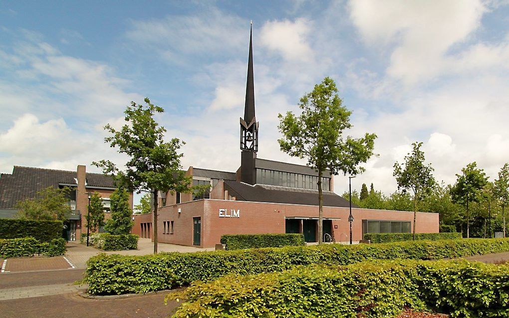 Kerkgebouw van de gereformeerde gemeente te 's-Gravenpolder. beeld Jaap Sinke