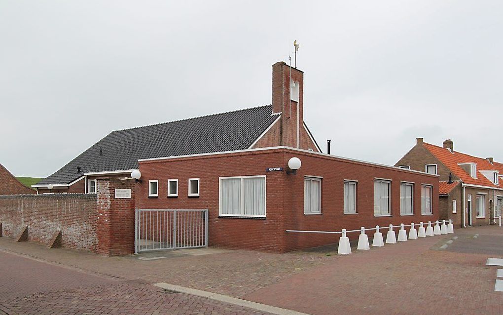 Kerkgebouw van de gereformeerde gemeente te Westkapelle.  beeld Jaap Sinke