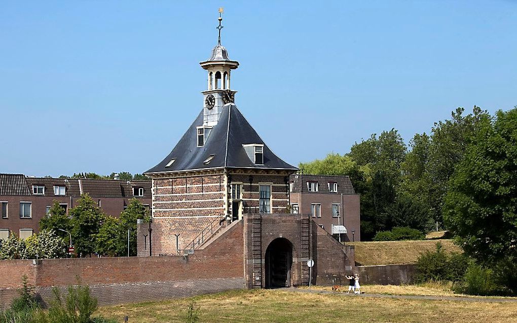 De Dalempoort van de stad Gorinchem. beeld ANP, Nils van Hout