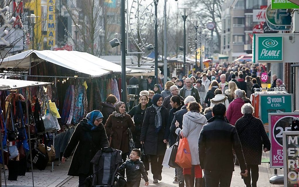 Winkelstraat in het centrum van Veenendaal. beeld Herman Stöver