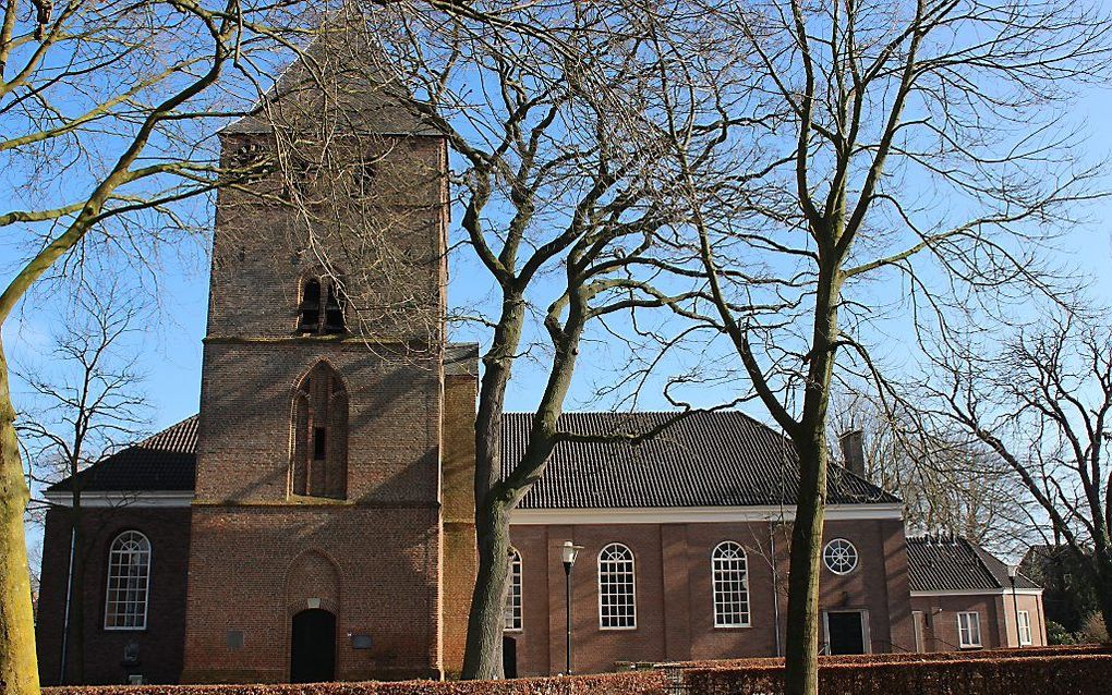 Hervormde kerk in Den Ham. beeld hervormde gemeente Den Ham