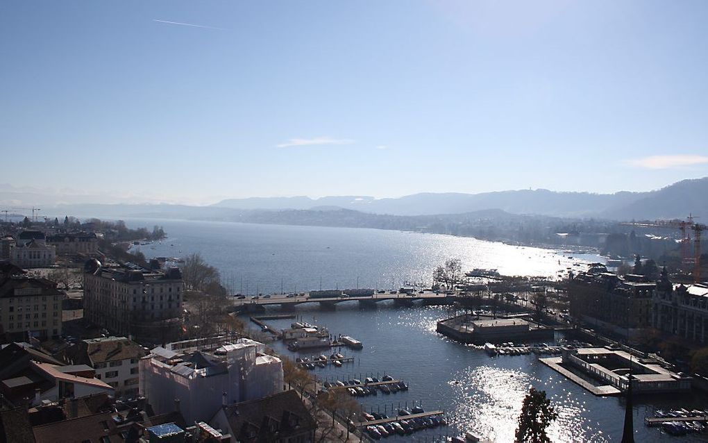 Zicht op de Zürichsee. beeld RD