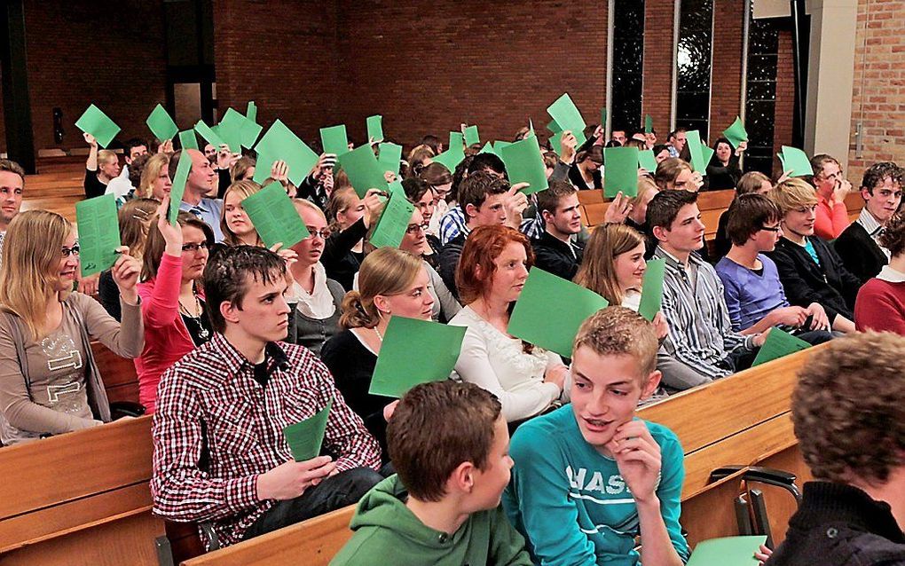 Archieffoto van een Check-in avond in Apeldoorn, in 2011. beeld RD, Anton Dommerholt