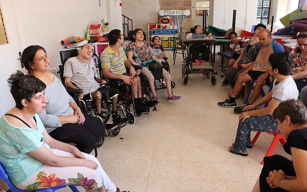 Huis Jemima in Beit Jala vangt kinderen met een lichamelijke of verstandelijke beperking op. beeld RD