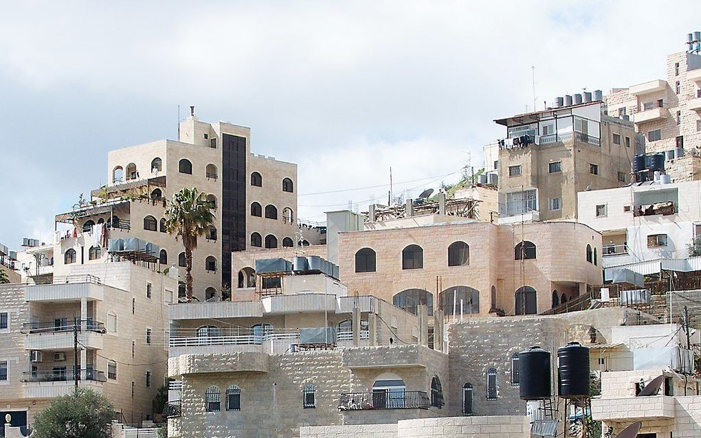 Gebouwen van Jemima in Beit Jala, tussen Bethlehem en Jeruzalem. beeld Alfred Muller