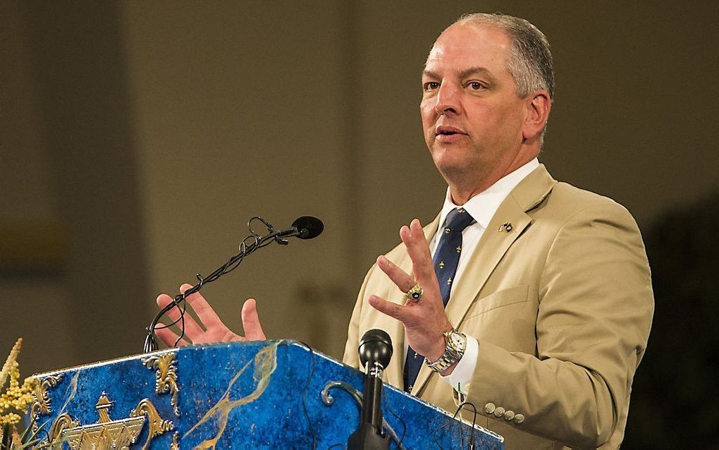 John Bel Edwards. beeld AFP