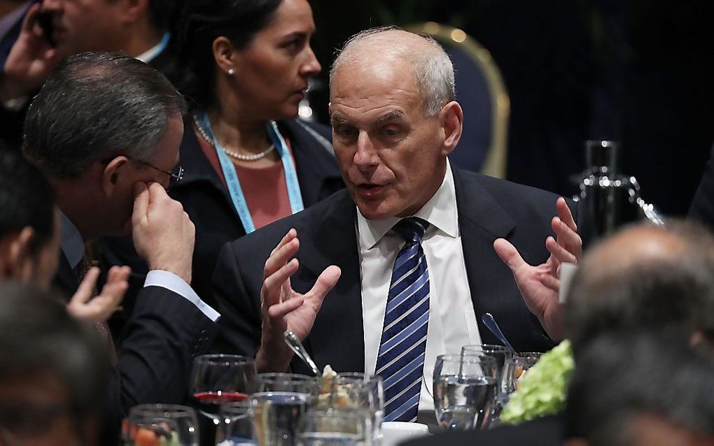 John Kelly, minister van Binnenlandse Veiligheid van de VS.  beeld Joe Raedle/Getty Images/AFP