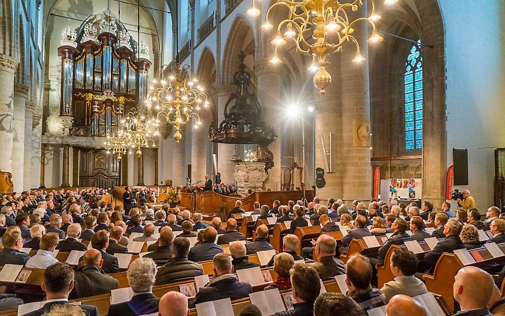 In het kader van het honderdjarig bestaan van de SGP zijn vrijdag twee boeken over tijdredes gepubliceerd. beeld Cees van der Wal