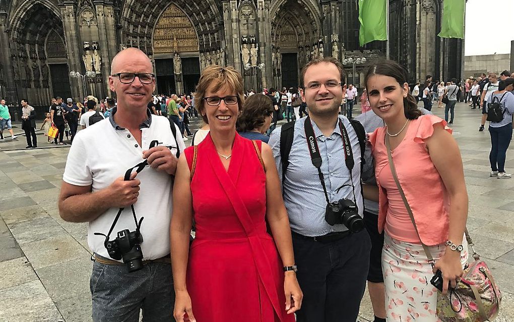 De Rijssense familie Averesch is ,,extra alert” in Keulen, waar in verband met terreurdreiging extra veiligheidsmaatregelen zijn genomen. beeld RD