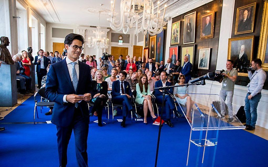 Donderdag werd de Klimaatwet gepresenteerd door zeven politieke partijen. De wet werd ruimschoots aangenomen, met 112 voorstemmers. beeld ANP, Jerry Lampen