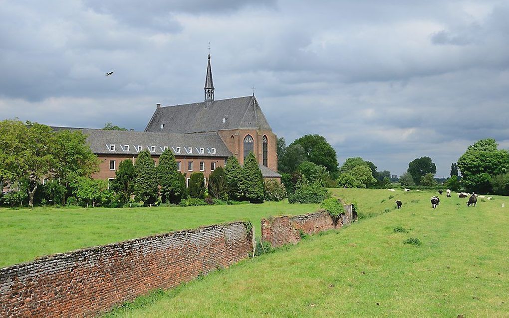 Klooster St Agatha. beeld St Agatha