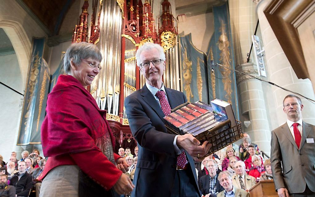 Presentatie van het nieuwe Liedboek op 25 mei 2013 in de Grote Kerk van Monnickendam. beeld Sjaak Verboom