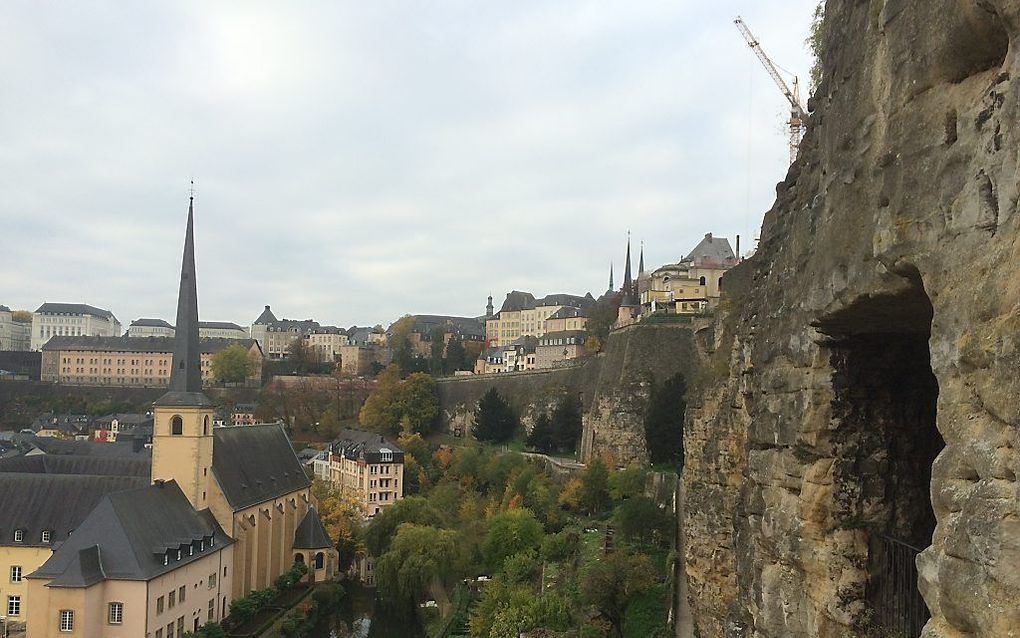 Gezicht op de stad Luxemburg, hoofdstad van het groothertogdom Luxemburg.  beeld RD