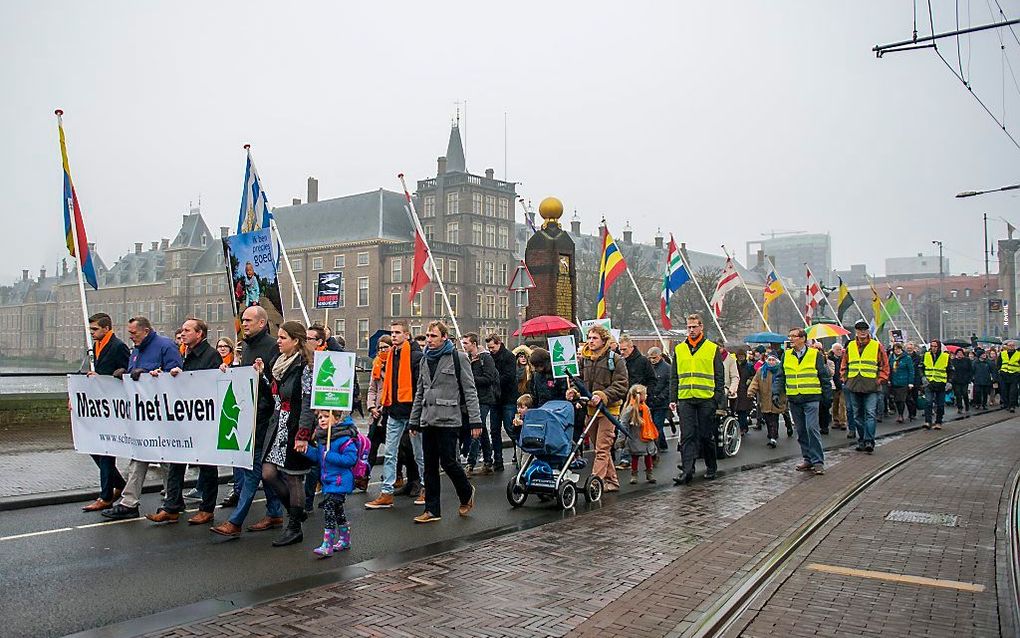 Mars voor het Leven beeld. Cees van der Wal