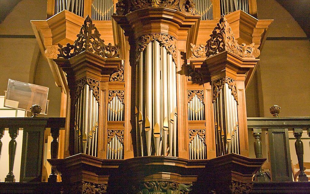 Het Kamp/Schnitger/Ruiterorgel in de Grote of Mariakerk in Meppel. beeld Facebook/Stichting Orgelconcerten Meppel