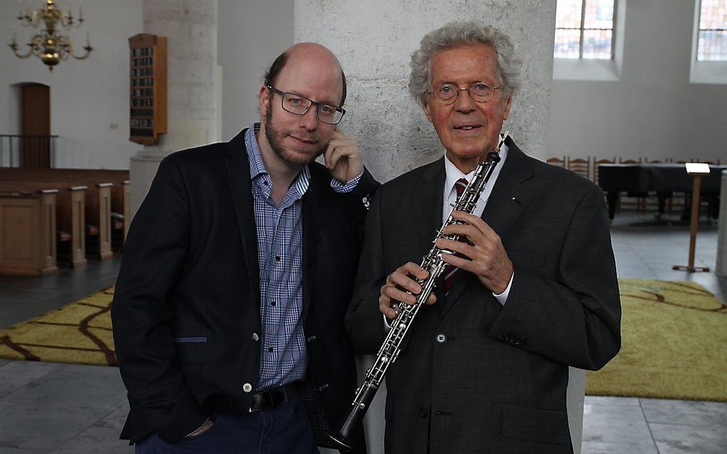 Gerben Mourik (l.) en Han Kapaan.                          beeld Koos Schippers