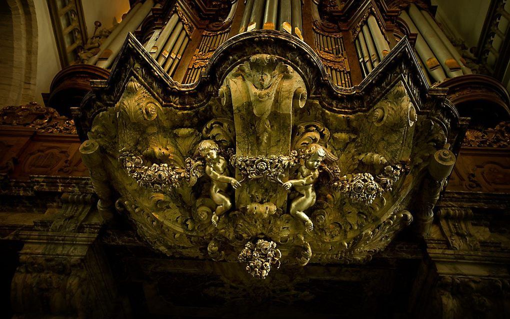 Het orgel in de Oude Kerk in Amsterdam (foto uit 2013). beeld RD. Henk Visscher