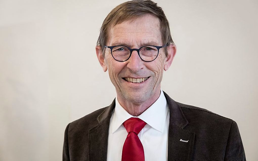 Dr. M. H. Oosterhuis, preses van de GKV-synode van Meppel in 2017. beeld Sjaak Verboom