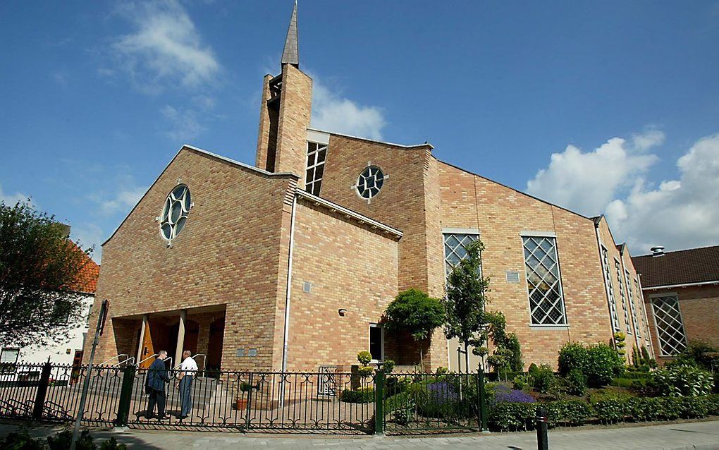 Het kerkgebouw van de Gereformeerde Gemeente in Nederland te Opheusden. beeld RD, Anton Dommerholt