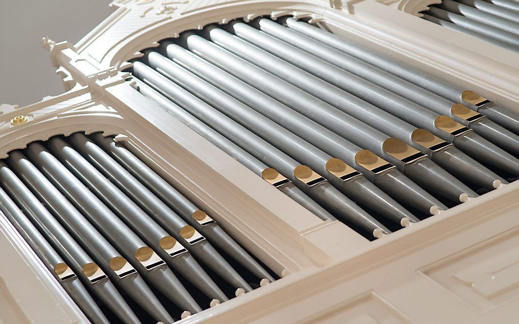 Orgel in de Dorpskerk van Voorthuizen.  beeld Niek Stam