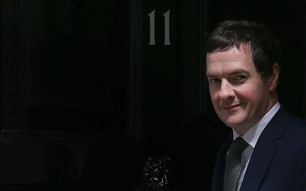 De Britse minister van Financiën George Osborne. beeld AFP